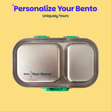 Basil Bento Ace 2 Compartment Lunchbox 600 ml Retro Stack