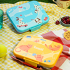 Basil Bento Ace 3 Compartment Stainless Steel Lunchbox 1000 ml Wiggly Woof