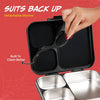 Basil Bento Ace 3 Compartment Stainless Steel Lunchbox 1000 ml Sling Strike