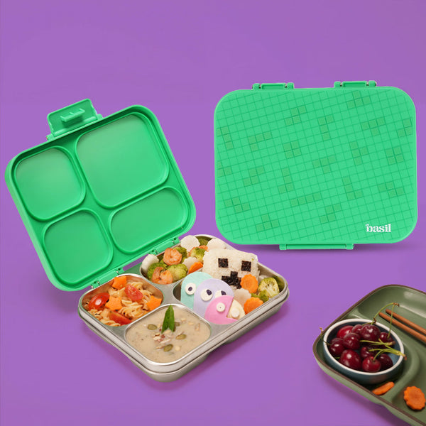 Basil Bento Ace 4 Compartment Lunch Box 1000ml – Retro Stack