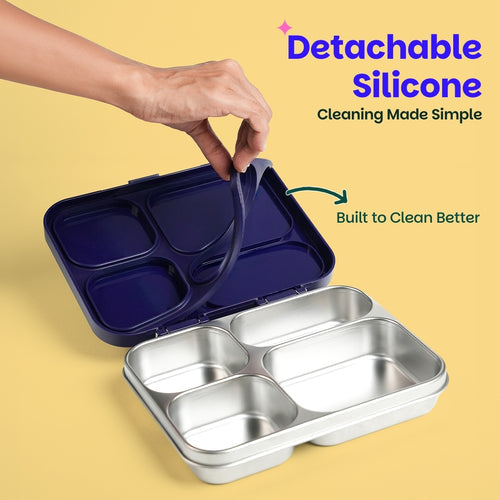 Basil Bento Ace 4 Compartment Lunch Box 1000ml – Pixel Rush
