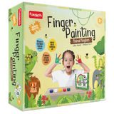 Art & Craft Kit Funskool Handycrafts Finger Painting Animal Kingdom 10 Sheets 3Y+ – Multicolour
