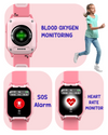 Spiky Gnome 4G Video Calling Smartwatch 4–14Y – Pink