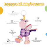 NuLuv Activity Unicorn Rattle Toy 3m+ Multicolour