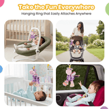 NuLuv Activity Unicorn Rattle Toy 3m+ Multicolour