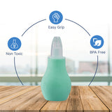 Hopop Soft Tip Baby Nose Cleaner Gentle & Safe Nasal Aspirator Green