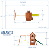 Backyard Discovery Atlantis Swing Set