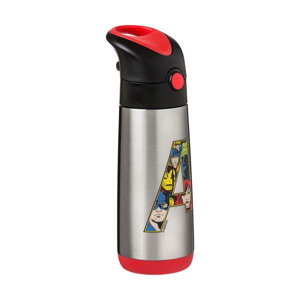 B Box Insulated Drink Bottle Sipper 500 Ml - Marvel Avengers