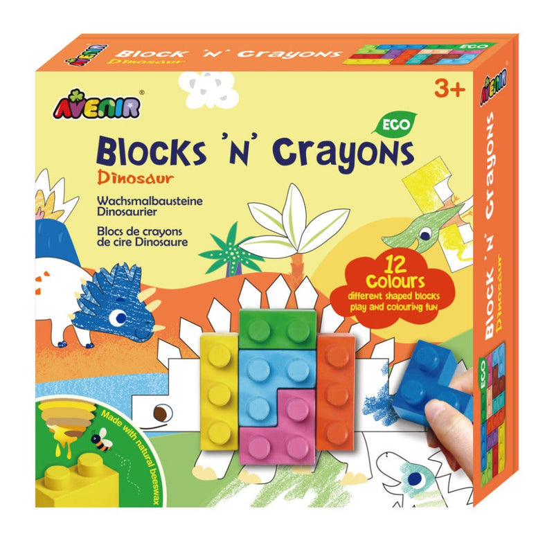 Avenir Block 'N' Crayons 12 Colours 3Y+ – Multicolor