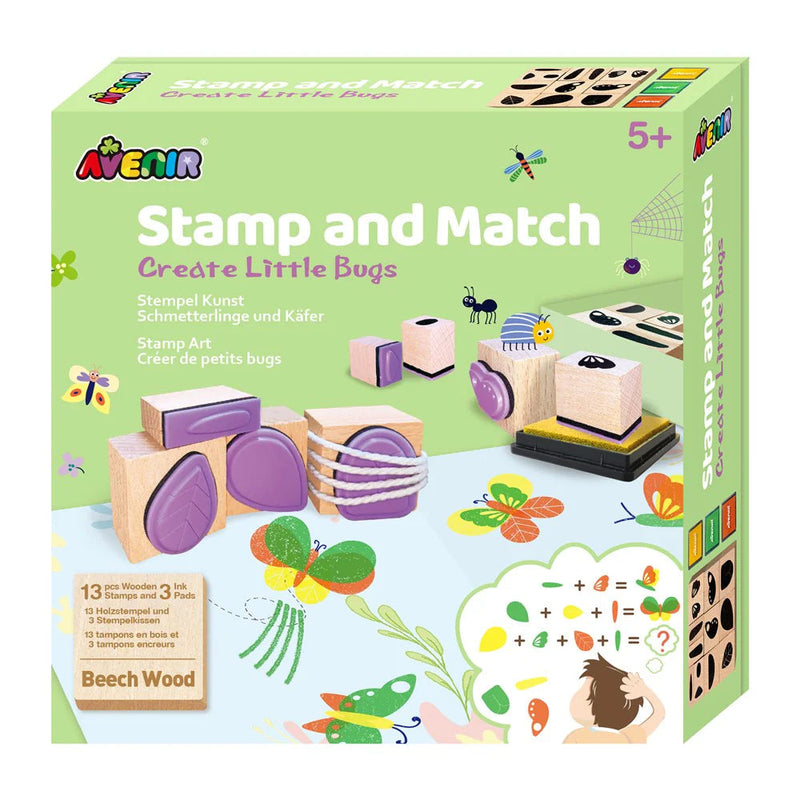 Avenir Stamp & Match Creative Stamp Set 5Y+ – Multicolor
