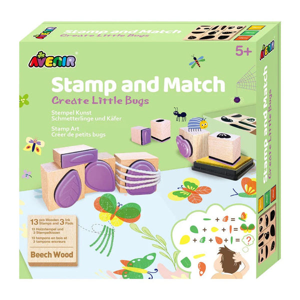 Avenir Stamp & Match Creative Stamp Set 5Y+ – Multicolor