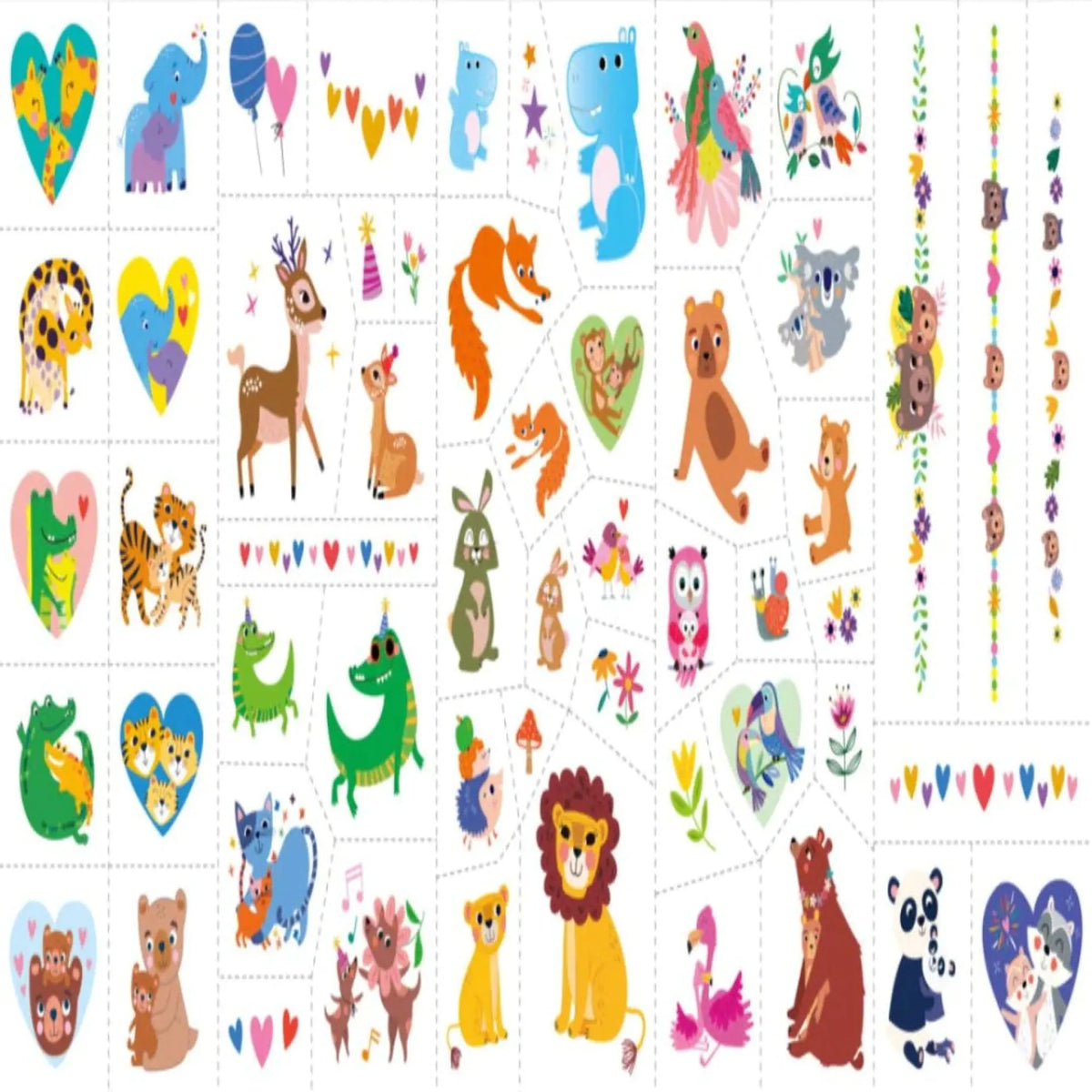 Avenir Face Stickers and Tattoos - Animal