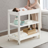 Boori 3 Tier Changer – Almond | Baby Change Table with Storage