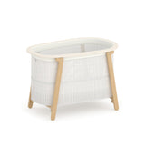 Boori Nest Easy-Store Compact Cot – White with Airflow Mattress