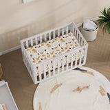 Boori Turin Compact Baby Cot – Barley White | Newborn to 3 Years