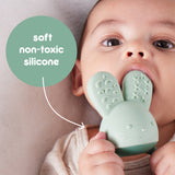 b.box Chill + Fill Cooling Teether – Sage Green | 3M+