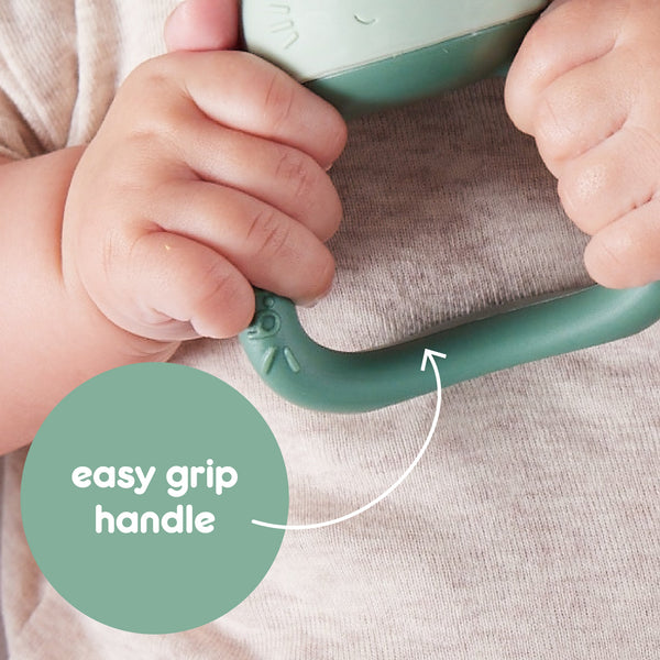 b.box Chill + Fill Cooling Teether – Sage Green | 3M+