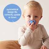 b.box Silicone Pacifiers Pack of 2 (6–18 Months) – Sage & Vanilla