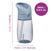 B Box Tritan Straw Junior Sipper 380 Ml - Blush Crush