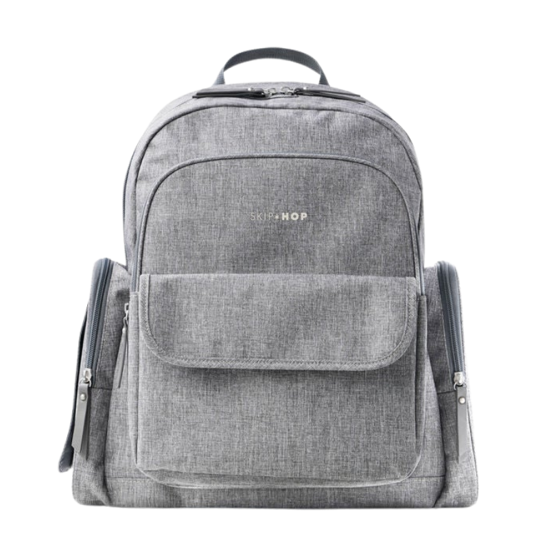 Skip Hop Luna Nappy Bag Backpack Diaper Bag Heather Grey