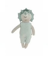 Pluchi Dino Play & Pamper Gift Bundle - (Set of 3 - Soft Toy, Cuddle Cloth & Ring Rattle)