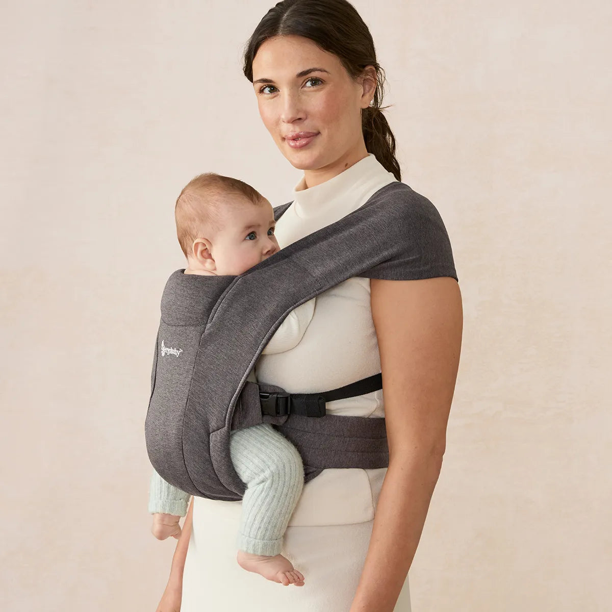 Ergobaby Embrace Knit Newborn Carrier One Size Heather Grey
