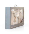 Pluchi Jungle Safari Play & Pamper Gift Bundle - (Set of 3 - Soft Toy, Cuddle Cloth & Ring Rattle)