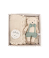 Pluchi Little Lamb Snuggle Blue Gift Set of 2 (Soft Toy and Blanket)