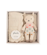 Pluchi Little Lamb Snuggle Pink Gift Set of 2 (Soft Toy and Blanket)