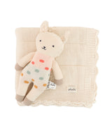 Pluchi Little Lamb Snuggle Pink Gift Set of 2 (Soft Toy and Blanket)