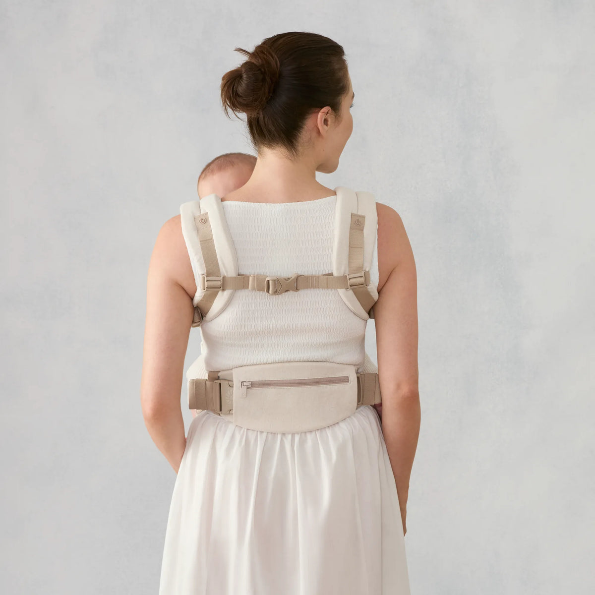 Ergobaby Omni Deluxe Baby Carrier Linen 0-48 Months Natural Linen