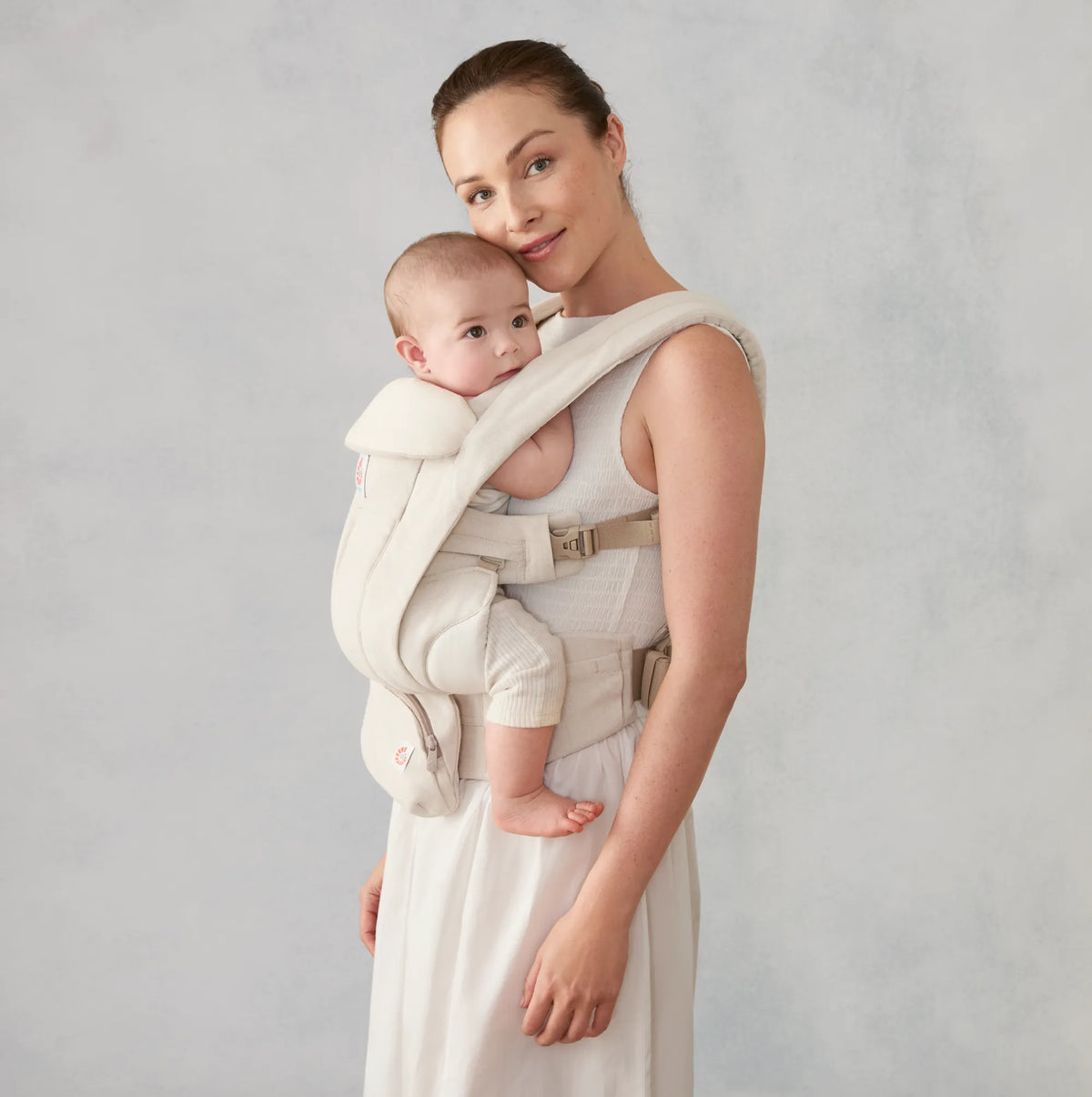 Ergobaby Omni Deluxe Baby Carrier Linen 0-48 Months Natural Linen