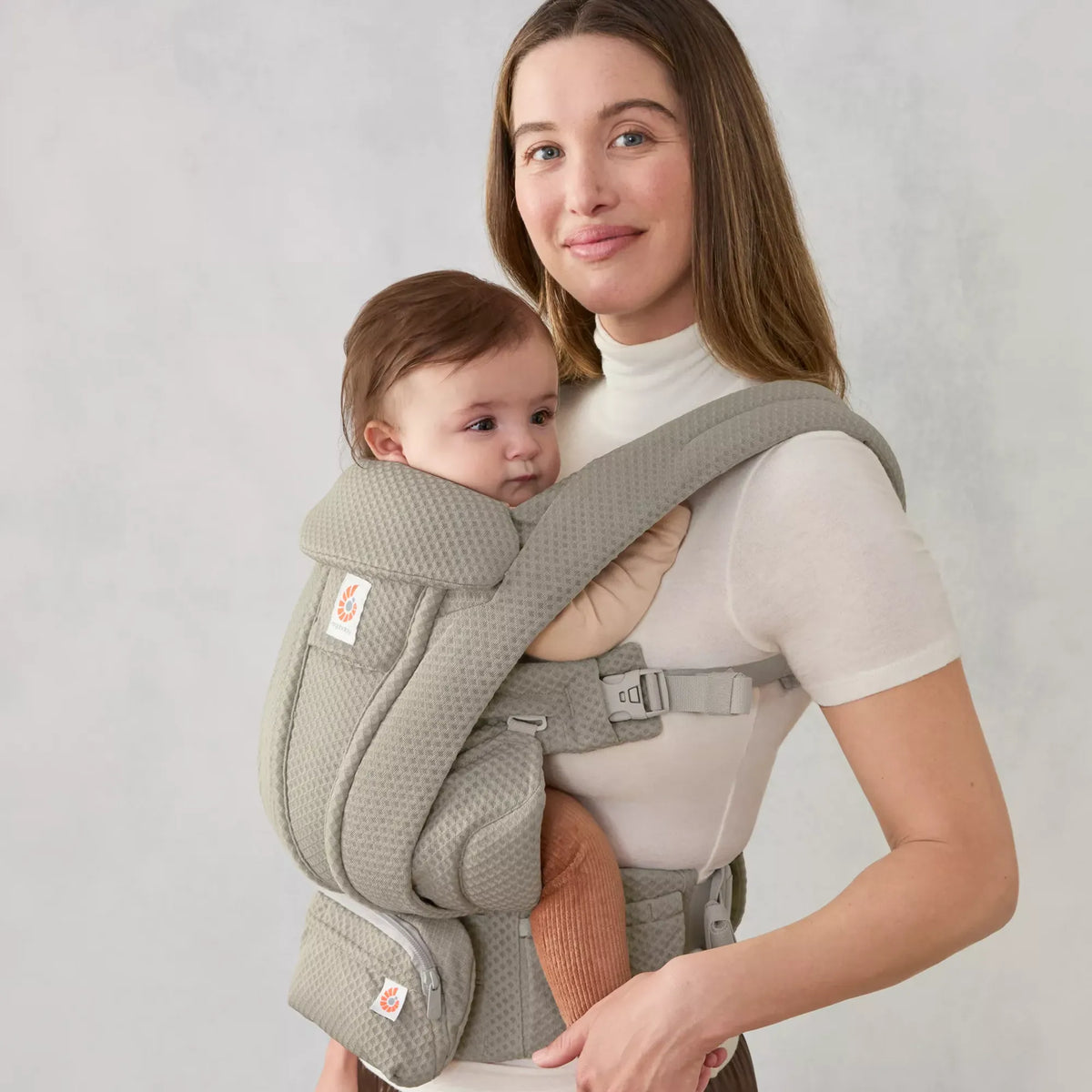 Ergobaby Omni Deluxe Baby Carrier Mesh 0-48 Months Soft Olive
