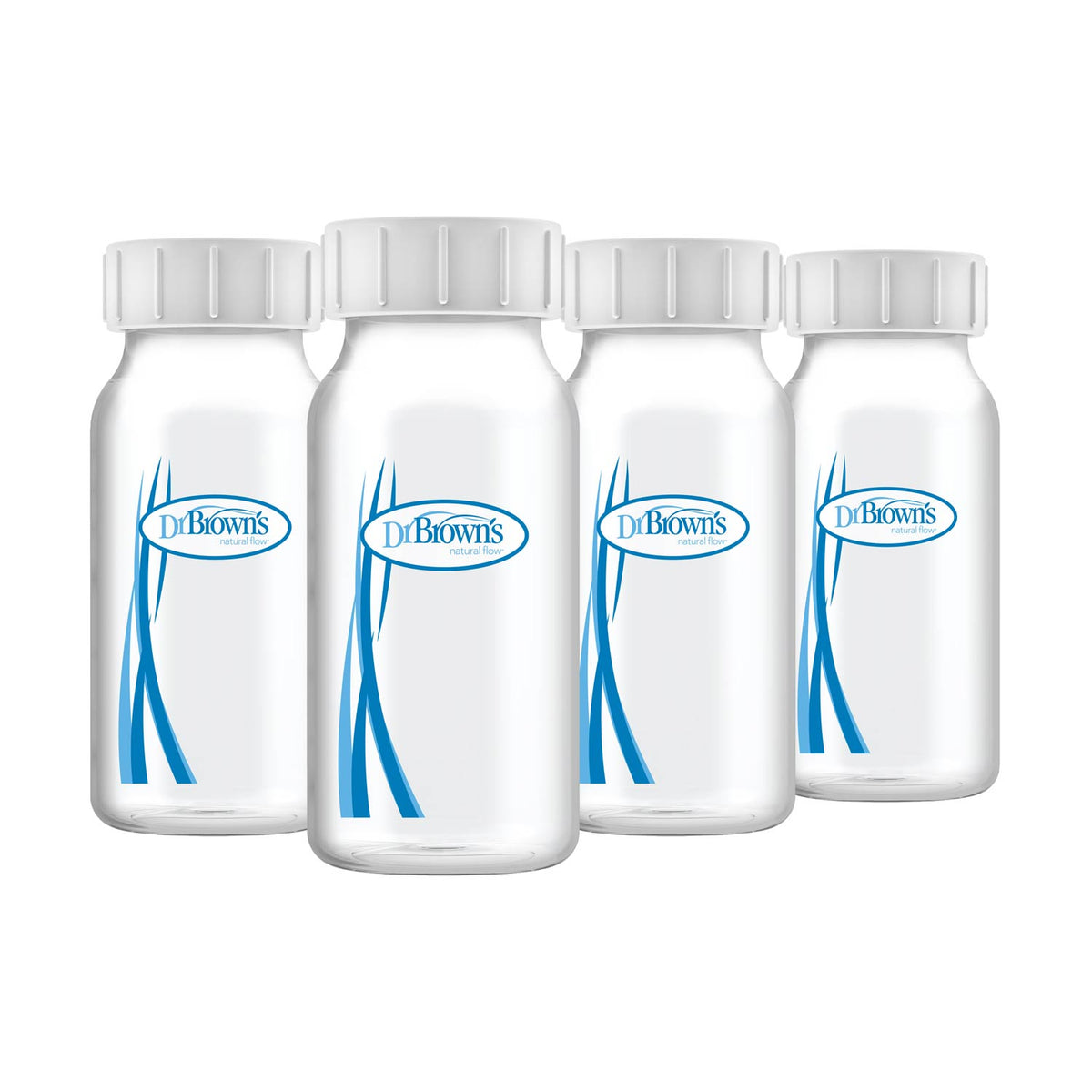 Dr. Brown’s Breast Milk Collection Bottles 120ml 4-Pack Clear