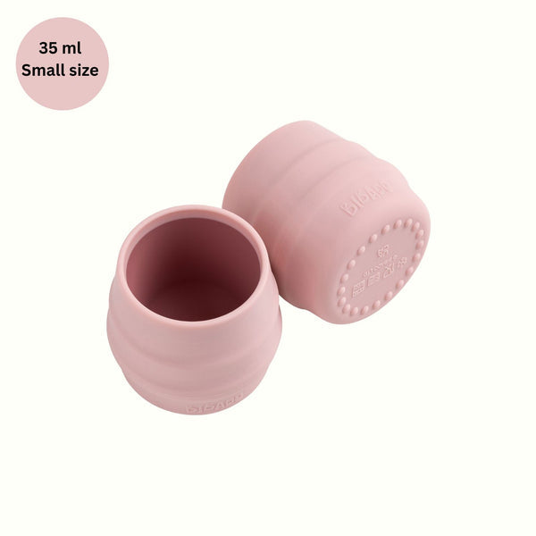 Bibado Sippit Silicone Open Drinking Cup Blush Pack of 2