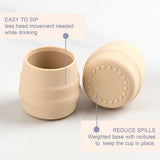 Bibado Sippit Silicone Open Training Cup – Fawn, Pack of 2 | 35 ml | 6 Months+