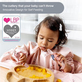 Bibado Handi Cutlery Attachable Weaning Spoon & Fork Set – Assorted | 6M+