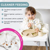 Bibado Long Sleeve Coverall Weaning Bib Serengeti Spaghetti White