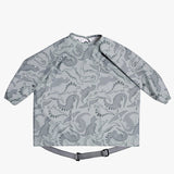 Bibado Long Sleeve Coverall Weaning Bib – Dino Roar Grey | Up to 36 Months