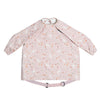Bibado Long Sleeve Coverall Weaning Bib Botanical Bunnies Pink