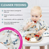 Bibado Short Sleeve Coverall Weaning Bib Little Loader 6–36 Months Grey