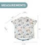 Bibado Short Sleeve Coverall Weaning Bib Little Loader 6–36 Months Grey