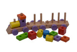 Hilife Train with Stackable Blocks 15 Pieces 3Y+ Multicolor