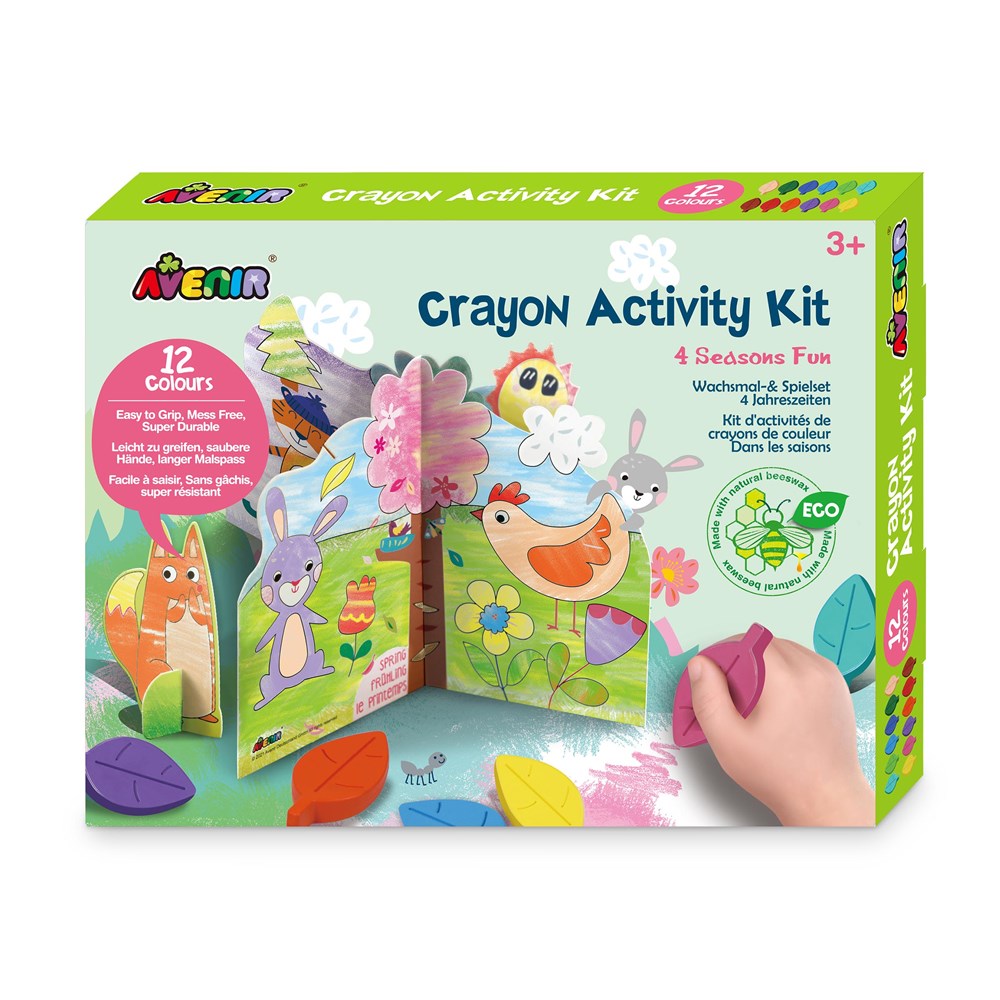 Avenir Crayon Activity Kit – 4 Seasons Fun | 3+ Years