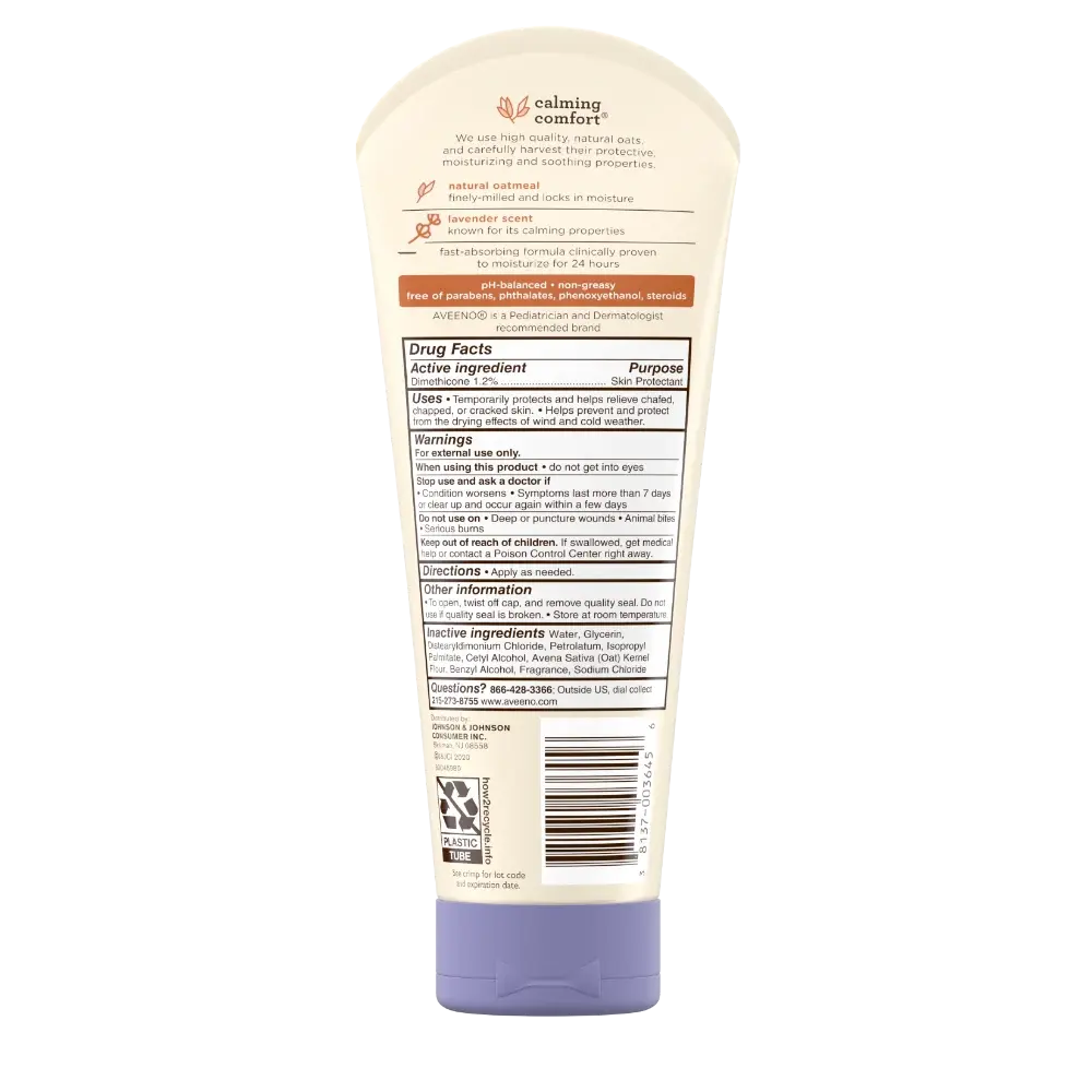 Aveeno Baby Calming Comfort Lotion with Lavender & Vanilla – 227 g