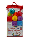 Baby's First Soft Sensory Toy Set -Balls & Blocks (14 Pieces) 3 Months+