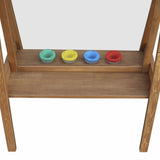 Backyard Discovery Eric Activity Wooden Easel – Dark Brown