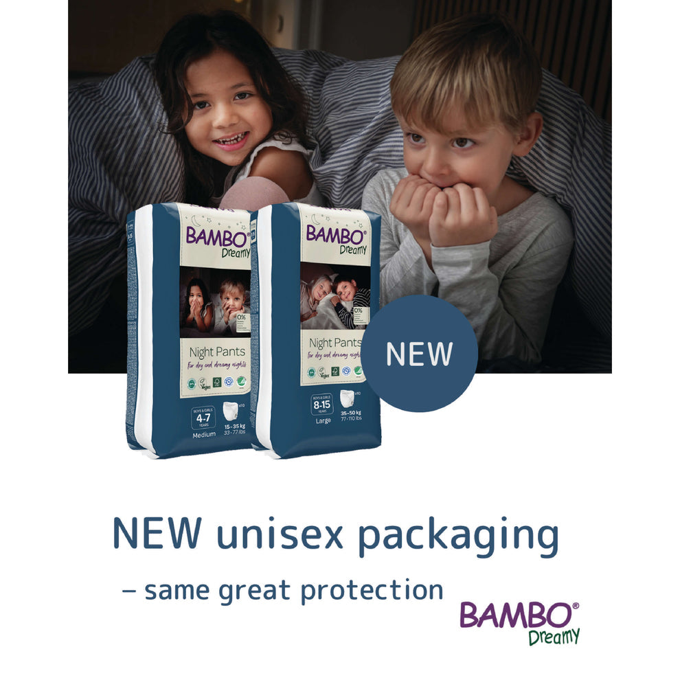Bambo Nature Dreamy Night Pants – 4–7 Years, 15–35 kg, Pack of 10