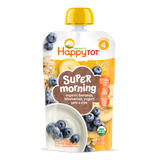 HappyTOT Organics Super Morning Banana,Blueberries,Yogurt oat & Chia