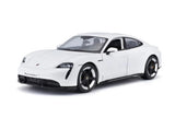 Bburago Porsche Taycan Turbo S 1:24 Die-Cast Model – White